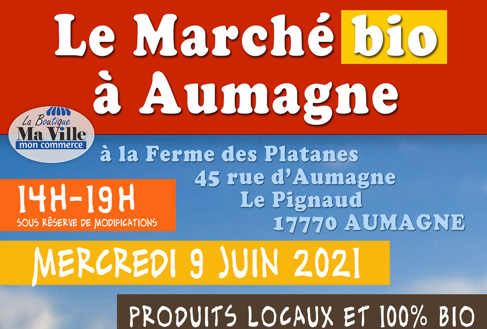 Le Marché BIO à Aumagne